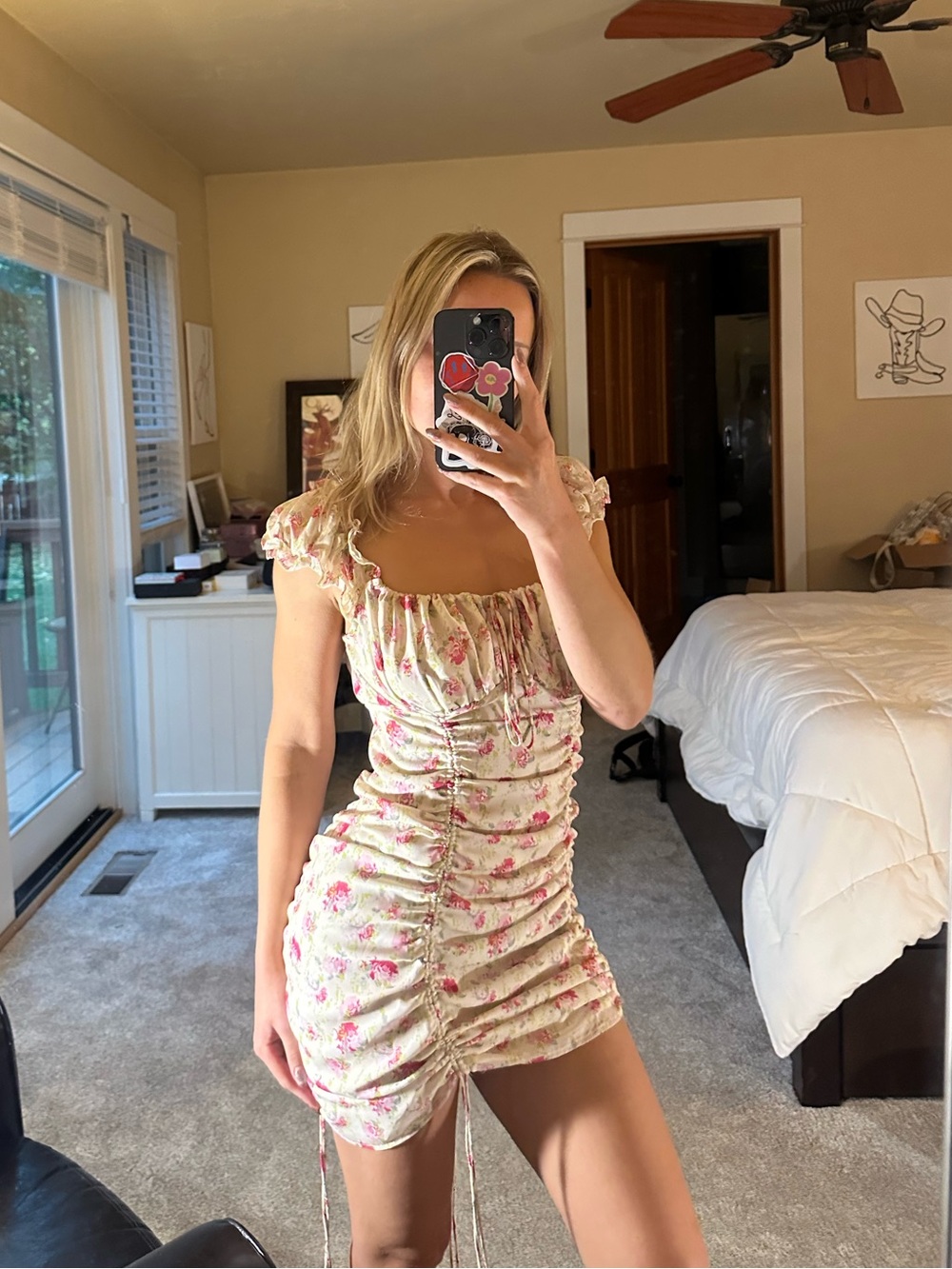 Cotton Candy LA floral Mini Dress